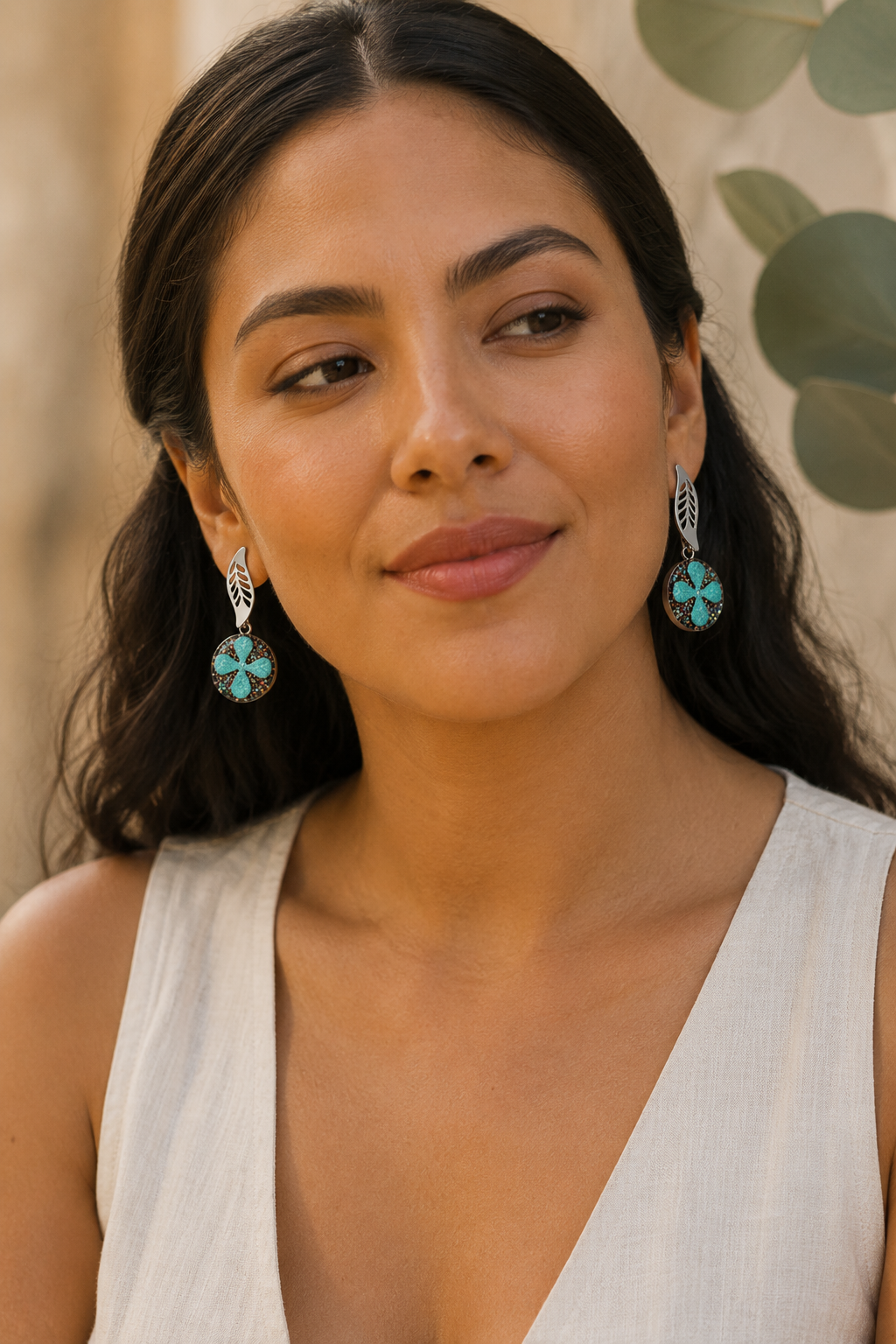 Aretes Alma Floral