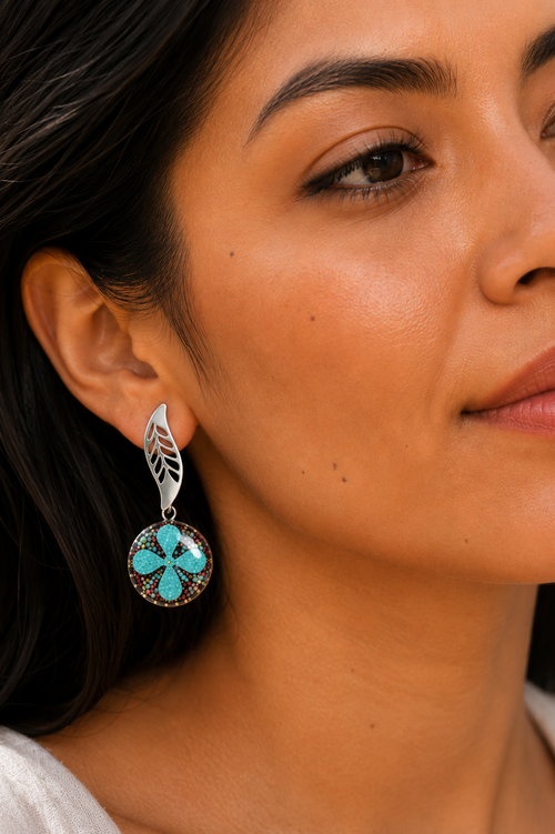 Aretes Alma Floral
