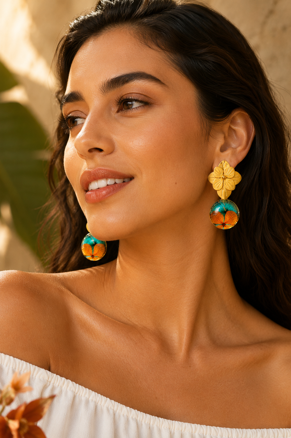 Aretes Hortensia