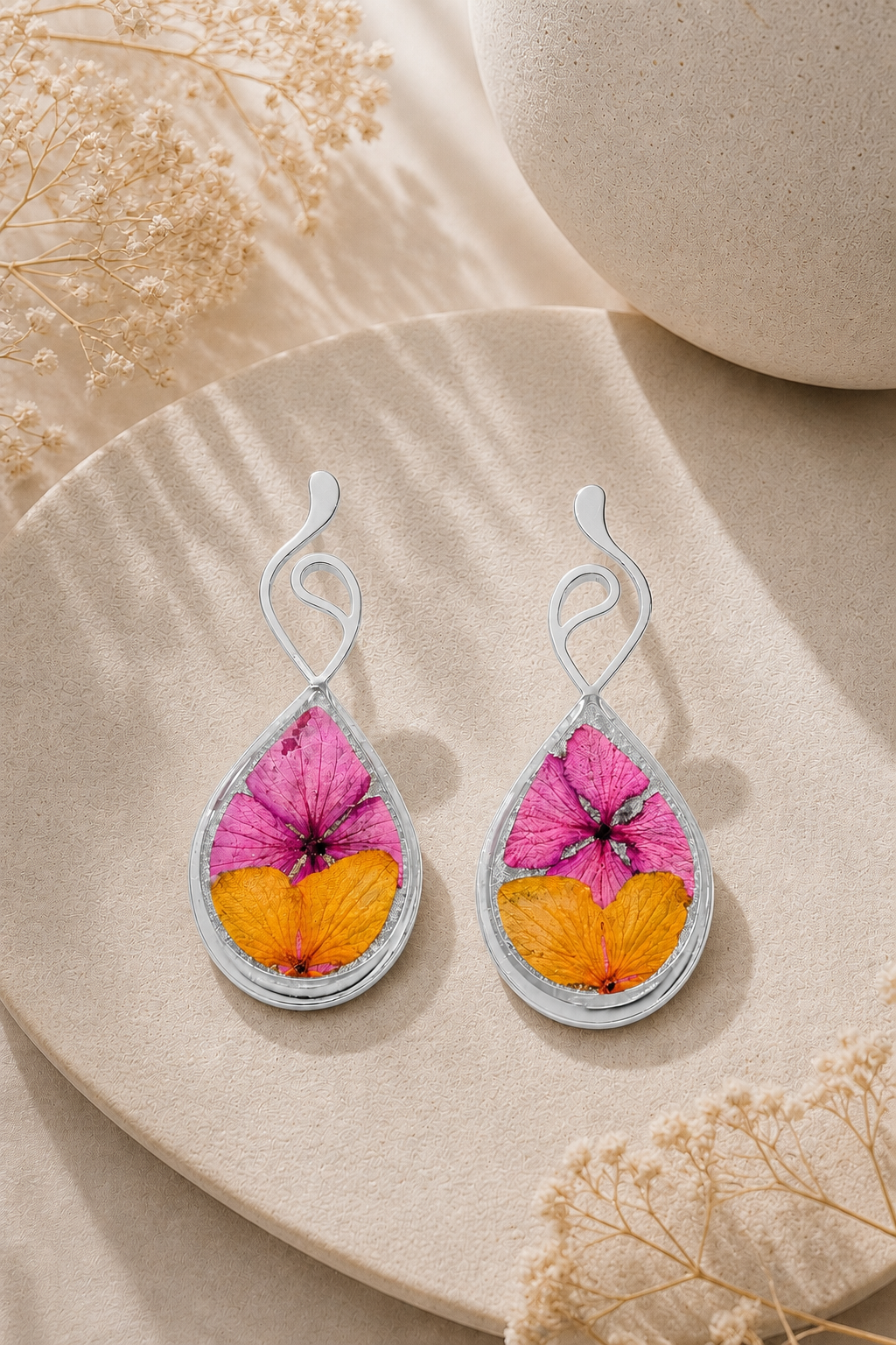 Aretes Brisa del trópico lágrima