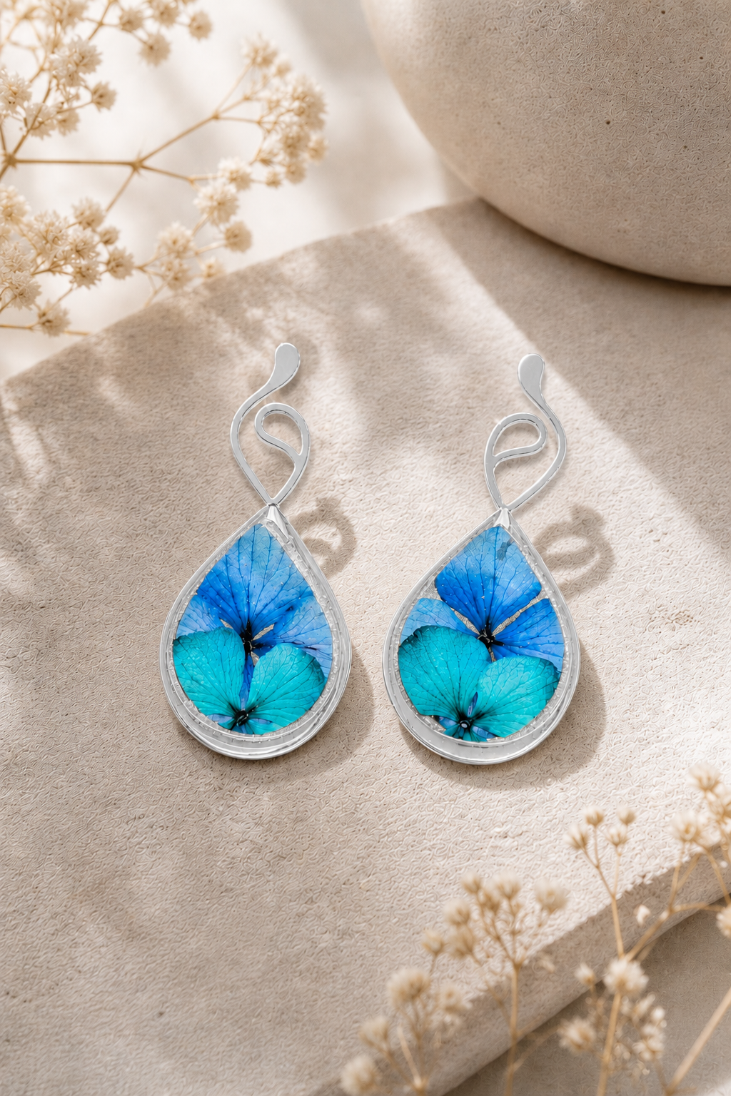 Aretes Brisa del trópico lágrima