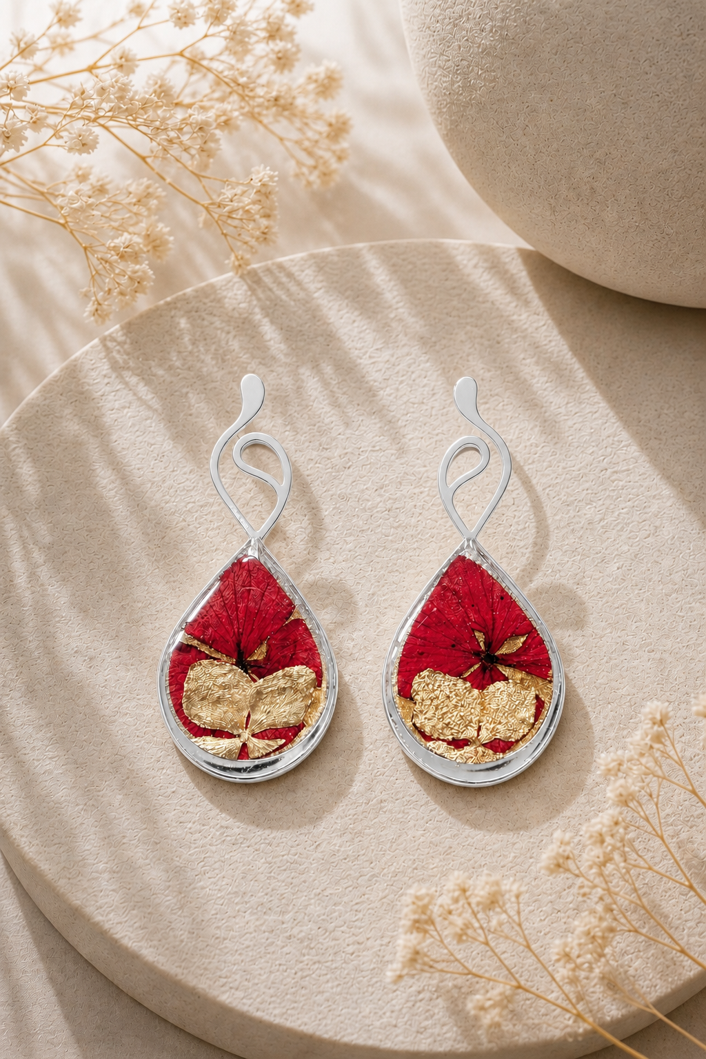 Aretes Brisa del trópico lágrima