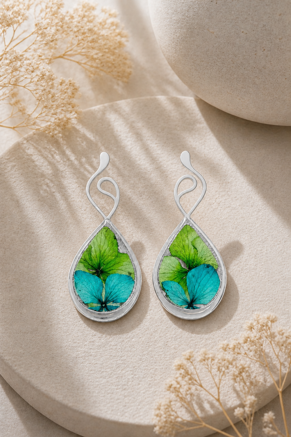 Aretes Brisa del trópico lágrima
