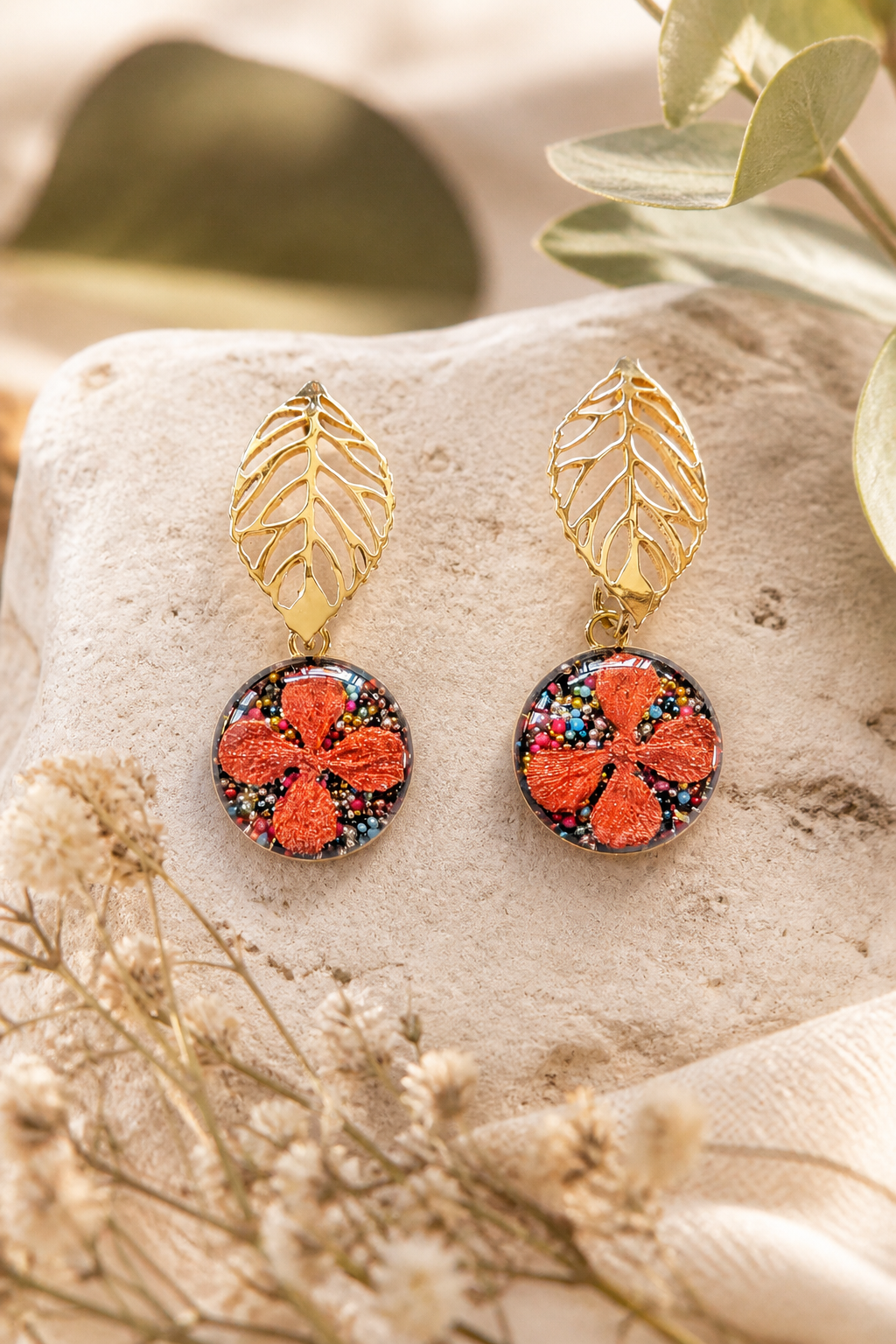 Aretes Alma Floral