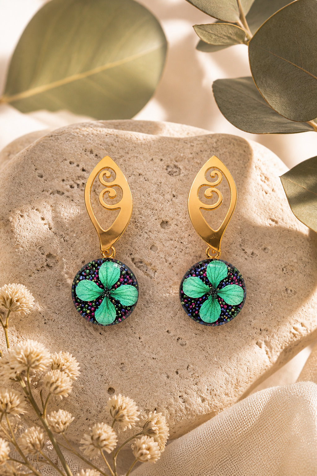 Aretes Alma Floral