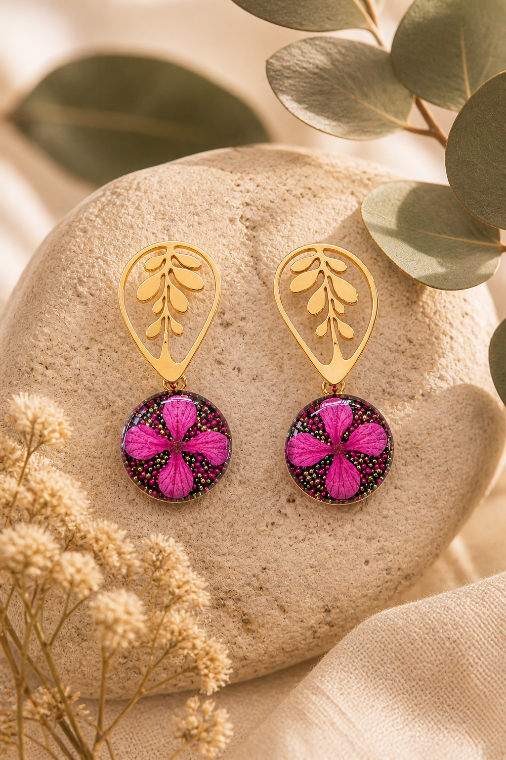 Aretes Alma Floral