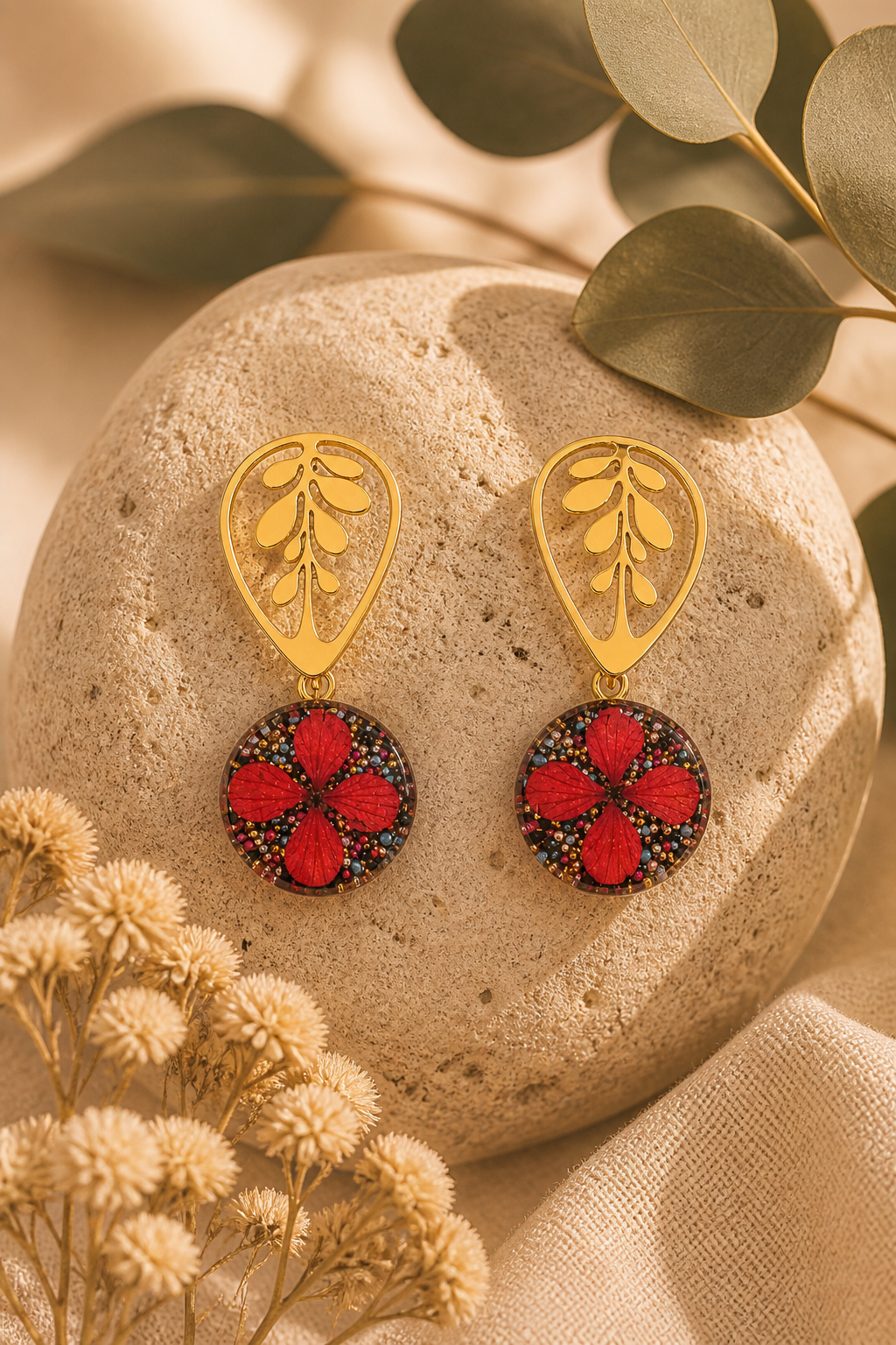 Aretes Alma Floral