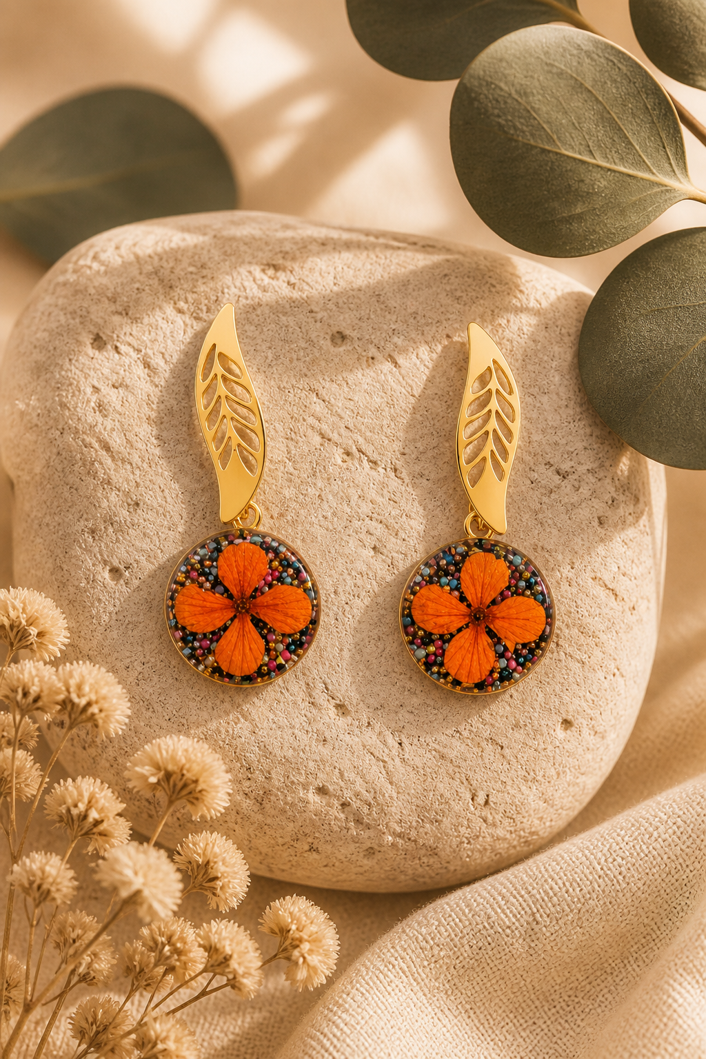 Aretes Alma Floral