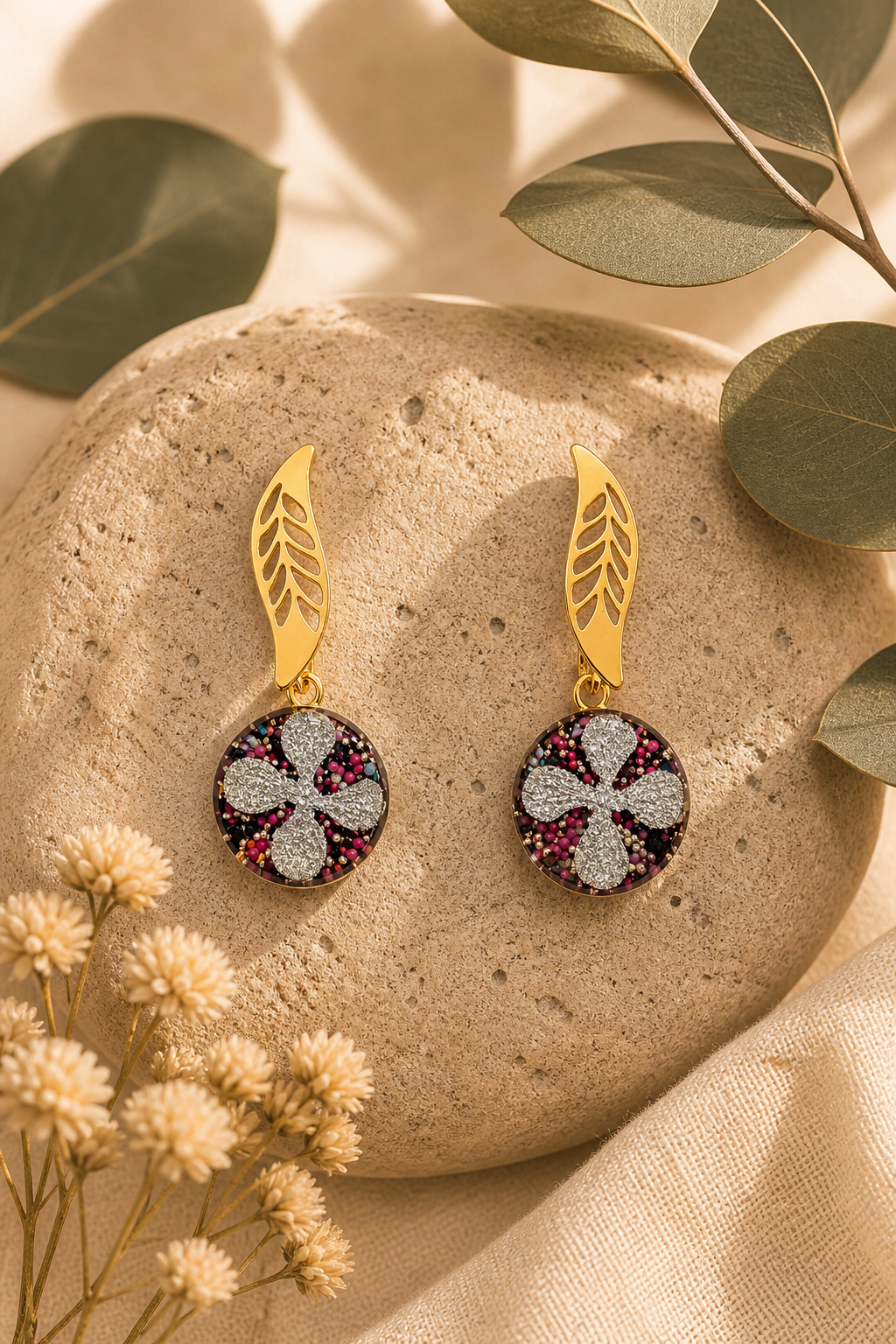 Aretes Alma Floral