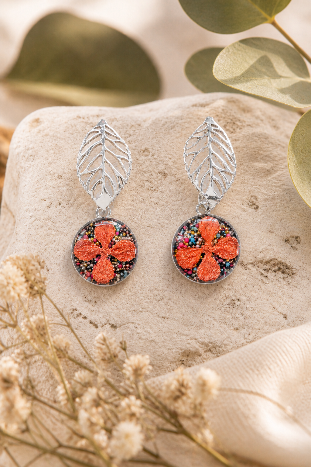 Aretes Alma Floral
