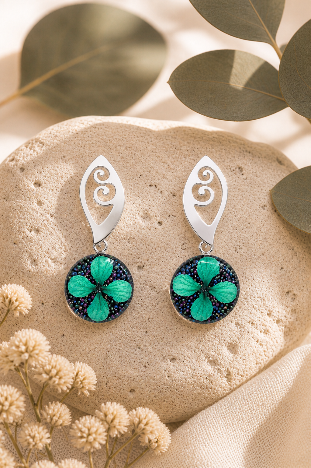 Aretes Alma Floral