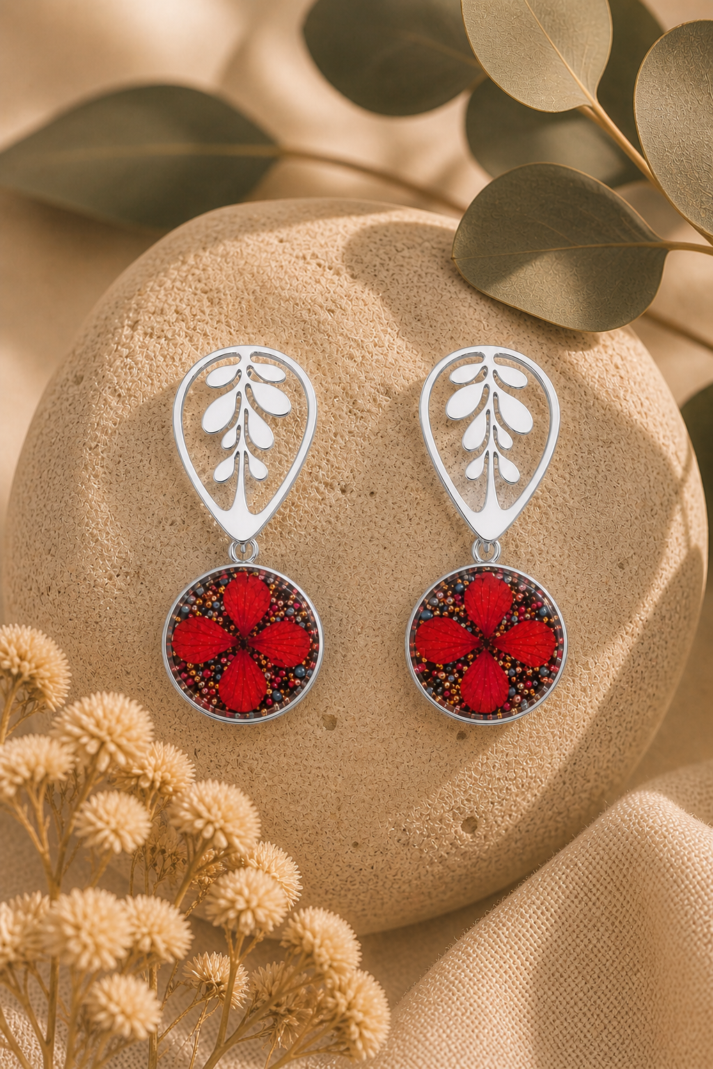 Aretes Alma Floral