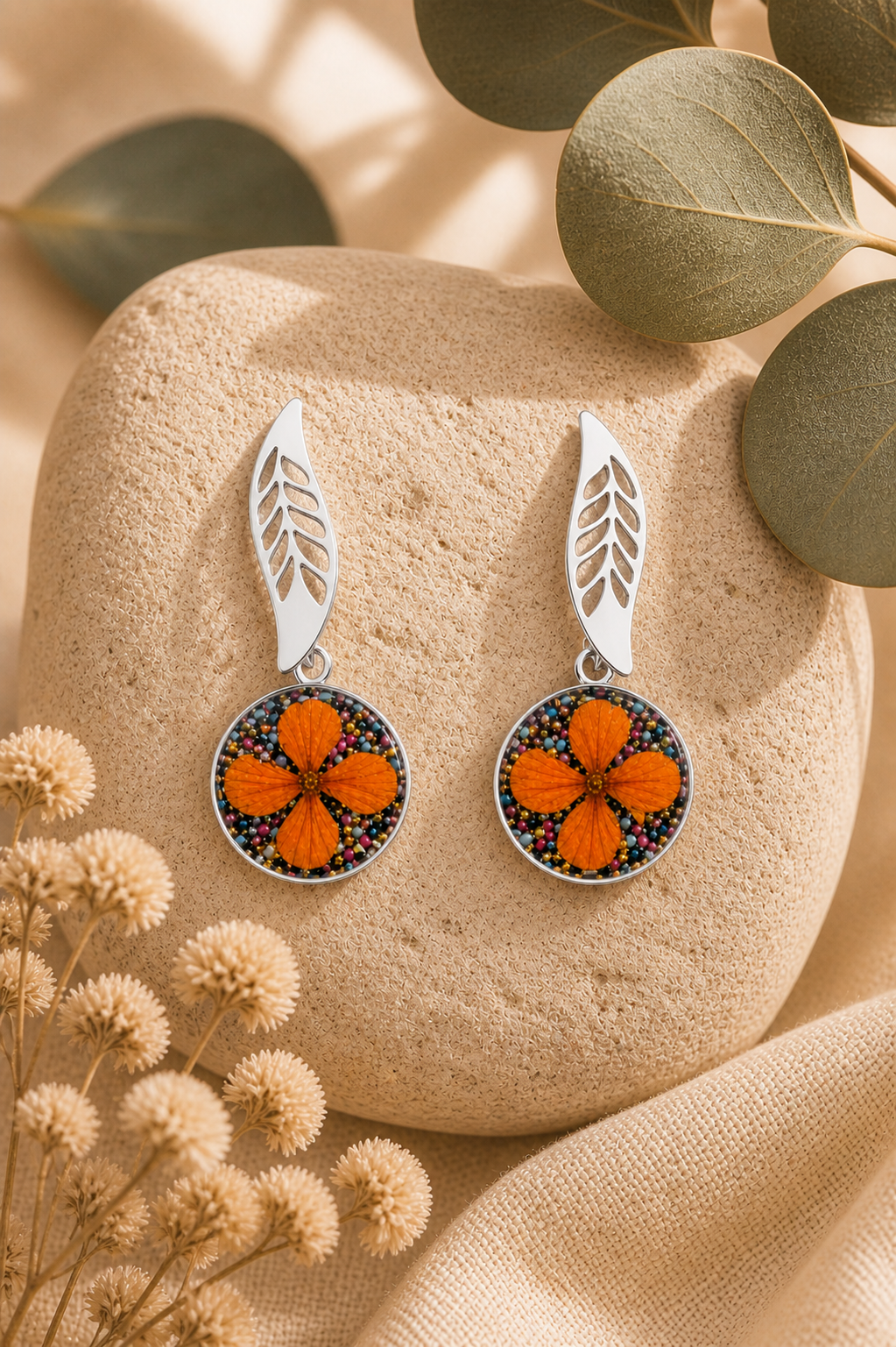 Aretes Alma Floral