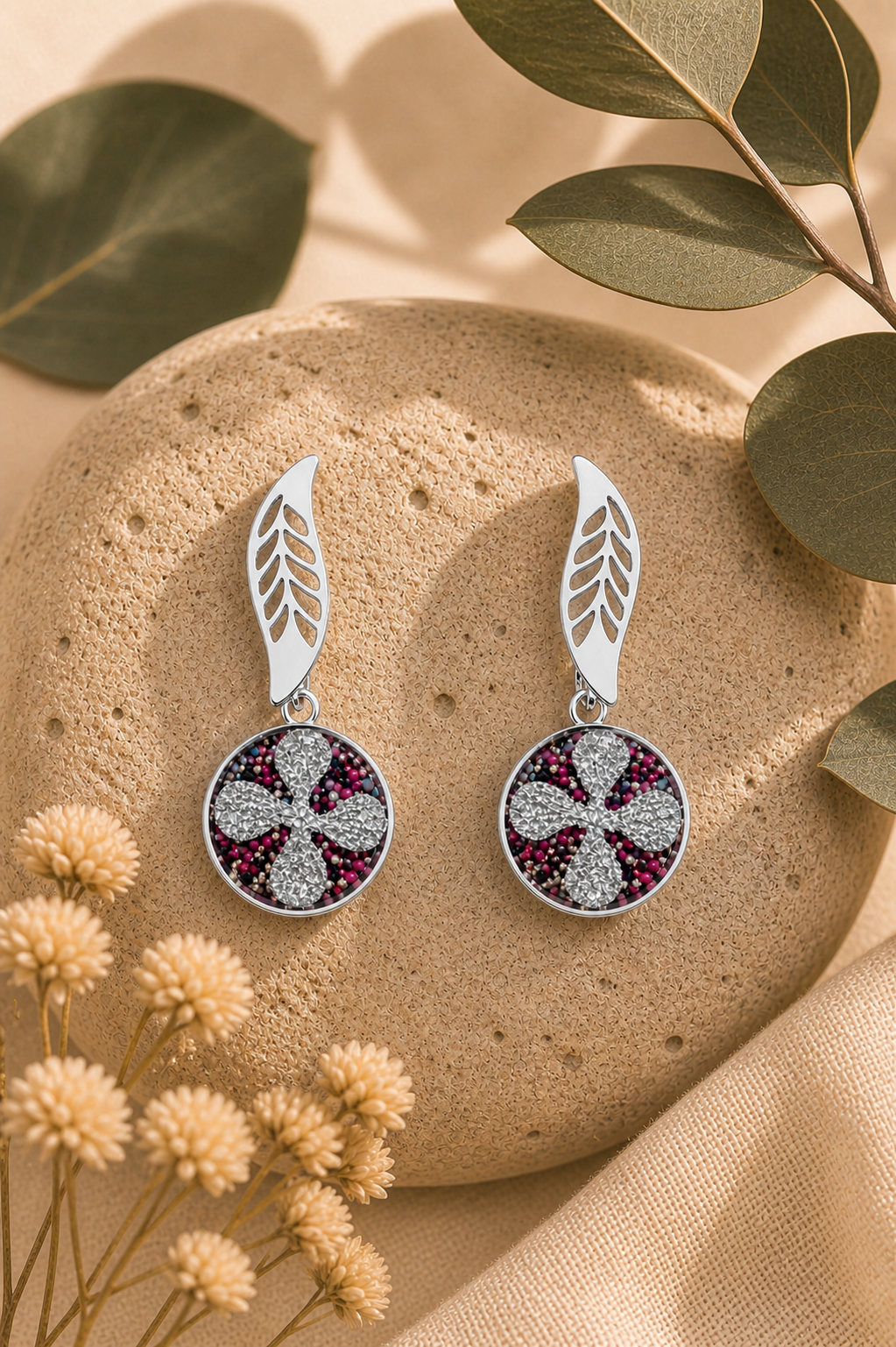 Aretes Alma Floral