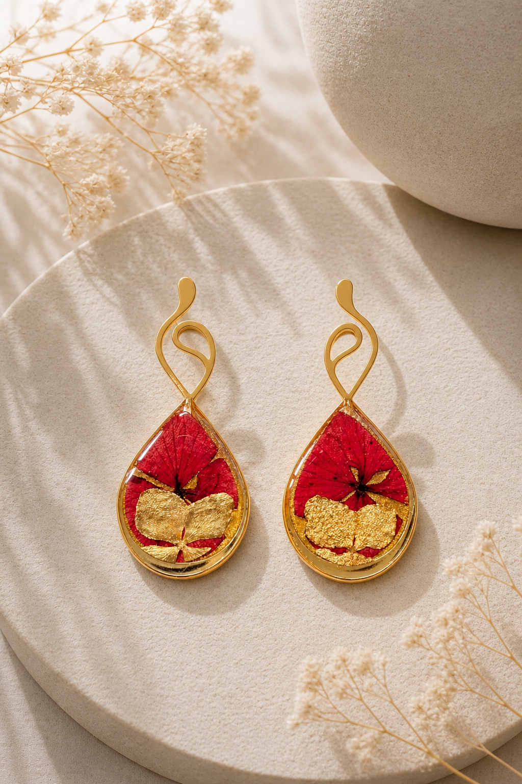 Aretes Brisa del trópico lágrima