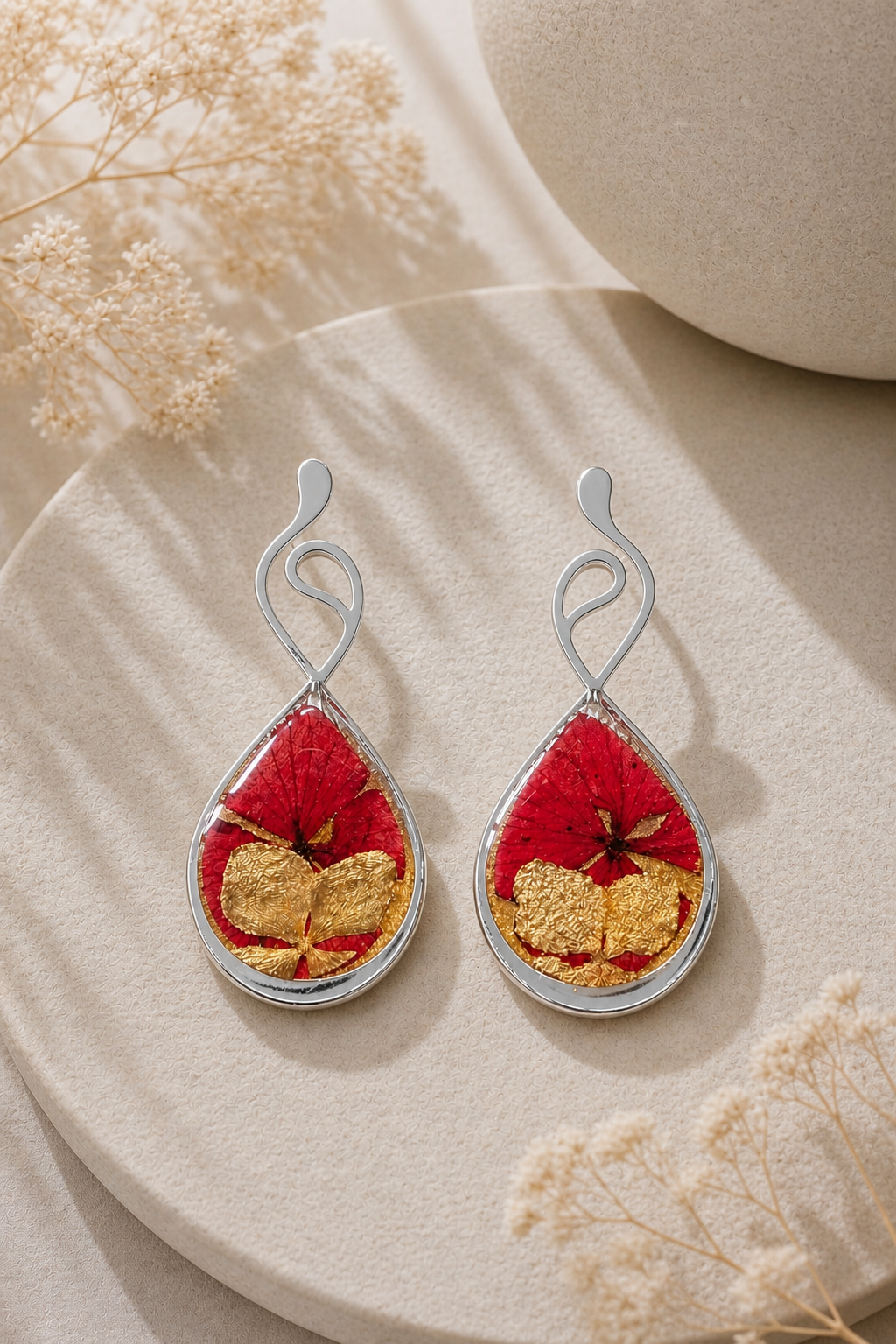 Aretes Brisa del trópico lágrima