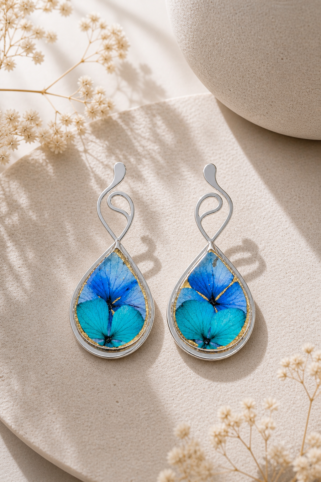 Aretes Brisa del trópico lágrima