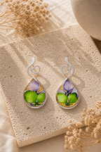 Aretes Brisa del trópico lágrima pequeño